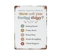 xiaoxiaoshen How Are You Feeling Today Wall Decor Art Metal Tin Poster Modern Home Decor Art Home Bar Shop Decorations Vintage Sign 40x30cm