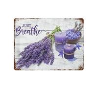 xiaoxiaoshen Just Breathe Farmhouse (2) Wall Decor Art Metal Tin Poster Modern Home Decor Art Home Bar Shop Decorations Vintage Sign 30x40cm