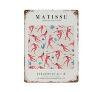 xiaoxiaoshen Matisse Dancing Figures Tate Modern Exhibition Wall Decor Art Metal Tin Poster Modern Home Decor Art Home Bar Shop Decorations Vintage Sign 40x30cm