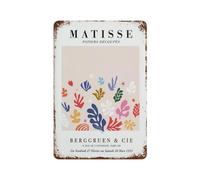 xiaoxiaoshen Matisse Exhibition Tate Modern1 Wall Decor Art Metal Tin Poster Modern Home Decor Art Home Bar Shop Decorations Vintage Sign 30x20cm