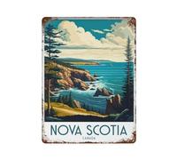 xiaoxiaoshen Nova Scotia Canada Travel Gift_4 Wall Decor Art Metal Tin Poster Modern Home Decor Art Home Bar Shop Decorations Vintage Sign 40x30cm
