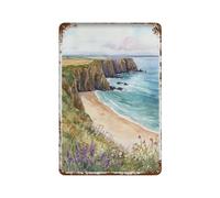 xiaoxiaoshen Pembrokeshire Wales Travel Landscape Welsh Coast Gift Ar Wall Decor Art Metal Tin Poster Modern Home Decor Art Home Bar Shop Decorations Vintage Sign 30x20cm