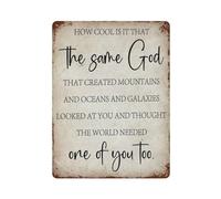 xiaoxiaoshen Quote How Cool Is It That The Same God Wall Decor Art Metal Tin Poster Modern Home Decor Art Home Bar Shop Decorations Vintage Sign 40x30cm