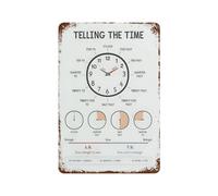 xiaoxiaoshen Things ATelling The Time Wall Decor Art Metal Tin Poster Modern Home Decor Art Home Bar Shop Decorations Vintage Sign 30x20cm