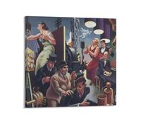 xiaoxiaoshen Thomas Hart Benton (17) Canvas Poster Wall Art Prints Room Aesthetic Murals Bedroom And Living Decorations 20x20inch(50x50cm)