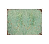 xiaoxiaoshen Van Gogh Green Wheat Field Wall Decor Art Metal Tin Poster Modern Home Decor Art Home Bar Shop Decorations Vintage Sign 30x40cm