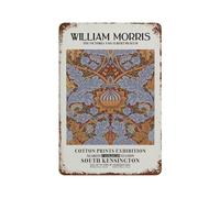 xiaoxiaoshen William Morris Floral Nouveau Victoria And Albert Museum Wall Decor Art Metal Tin Poster Modern Home Decor Art Home Bar Shop Decorations Vintage Sign 30x20cm