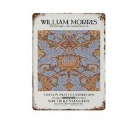 xiaoxiaoshen William Morris Floral Nouveau Victoria And Albert Museum Wall Decor Art Metal Tin Poster Modern Home Decor Art Home Bar Shop Decorations Vintage Sign 40x30cm