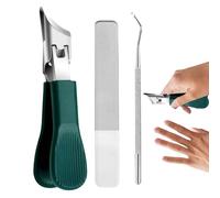 XIAOXIAOYU Angled Nail Clippers, Nail Clippers | Wide Jaw Incarnation Incarnation Incarnation - Curved Nail Cutting Tool for Seniors Adults Women Men