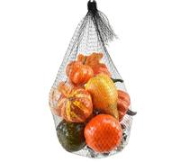 XIAOXIAOYU Artificial Pumpkins - Little Pumpkins Acorns Maple Leaves Pine Cones - Realistic Farmhouse Photography Props Fall Home Decor Artificial Pumpkins for Halloween Thanksgiving