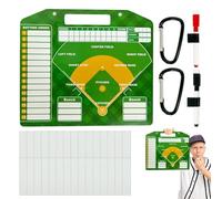 XIAOXIAOYU Baseball Clipboard for Coaches, Baseball Alignment Board for Dugout Board, Dry Erase Board with Magnetic Design, Heavy Duty Baseball Clipboard for Men