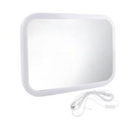 XIAOXIAOYU Car Baby Mirror for Rear-Facing Child Seats - LED Glass with Interior View for Children - Dimmable USB Interior Rear View Mirror for Baby in the Back Seat When Travelling