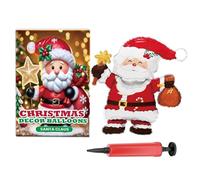 XIAOXIAOYU Christmas balloons, Christmas balloon decorations - Christmas decoration balloons in the shape of a reindeer, holiday party decoration, inflatable balloon made of standing air, incl