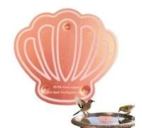 XIAOXIAOYU Copper Bird Bath for Outdoor Use, Copper Bird Bath Cleaning Disc, Bird Bath Bowl with Three-Point Stand for Garden, Patio, Balcony, Lawn, Outdoor