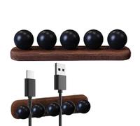 XIAOXIAOYU Cord Holder, Cord Organizer | 4 Slots Data Cable Organizer,Wire Organizer,Creative Cord Holder for Home Office Wall Mounted Nightstand