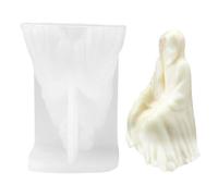 XIAOXIAOYU Death Resin Mold,3D DIY Mold for Scented Candle | 3D Halloween Style DIY for Soap Aromatherapy Wax Candle Cake Food Grade Silicone for Ice Cubes