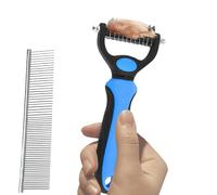 XIAOXIAOYU Dog Comb for Knots, Comb for Removing Dog Knots | Comb for Removing Cat Knots,Dense Straight Pet Grooming Brush, Double Sided Brush