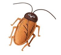 XIAOXIAOYU Felt Cat Toy for Cat, Interactive Cat Toy, Realistic Kitten Cockroach Toy - Realistic Cockroach Simulation Toy, Interactive Sound Toy for Cute Kitten, Game