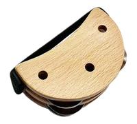 XIAOXIAOYU Foot Percussion, Foot Tambourine - Small Foot Drum Set with Elastic Strap, Musical Instrument, Percussion Shakers for Rhythms