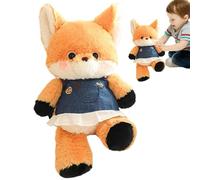 XIAOXIAOYU Fox Plush Toy - Fox Grey Wolf Plushie Toy | Soft Fox Shaped Plush Toy for Dining Room, Living Room, Sofa