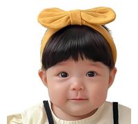 XIAOXIAOYU Girls Wigs for - Toddler Wigs with Bows & Fringe - Skin-friendly Hairpieces as Everyday Headwear for Festivities, Birthdays, Photo Shoots
