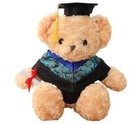 XIAOXIAOYU Graduation Plush Stuffed Bear - Cute Cartoon Soft Room Decor | Graduation Bear Poll Doll with Clothes and Hat Naptime Animal