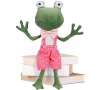 XIAOXIAOYU Plush Frog Plush, Cute Green Frog Plush Toy with Long Legs, Realistic Animal Plush, Ultra Soft Plush Animal Toys, for