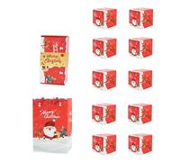 XIAOXIAOYU Pop-Up Christmas Box, Christmas Pop-Up Boxes, Foldable Pop-Up Boxes, Merry Christmas Bouncy Boxes, Exploding Pop-Up Festival Box for the Christmas Holidays