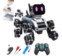 XIAOXIAOYU Remote Control Dog Toy for Robot Puppy Intelligent Toy Eight-Wheeled Remote Control for Living Room, Garden, Home, Bedroom