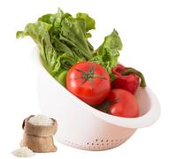 XIAOXIAOYU Rice Washing Colander Bowl, Rice Cleaner Colander, Food Drainer - Large Capacity Colander for Washing Vegetables, Fruits and Rice for Draining Cooked Pasta