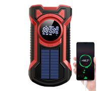 XIAOXIAOYU Solar Radio | Solar Crank Radio with 5000mAh Battery | Powerful Rechargeable Flashlight Multiband Speaker for Travel Beach Adventure Home Gym Men