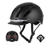 XiaoXIN Cycling Helmet with LED Turn Signal Breathable & Comfortable Intelligent Safety Helmet Waterproof with Front & Rear Light Multiple Light Modes Remote Controller for Men Women Bike Electric Sco