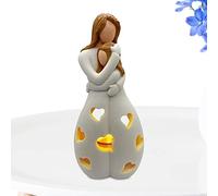 Xiaoxin for Mom from Daughter- Candle Holder Statue W/Flickering Led Candle-, Mothers Day, Daughters from Mothers, Mother of The Bride, Bday