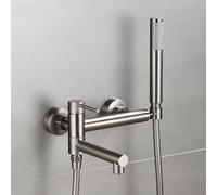 Xiaoxu Rose Gold Bathroom Faucet Set WallMounted Tub & Shower Mixer Hot/Cold Water Control Luxury Bathtub Shower System Modern Bathroom Fixtures Easy Installation