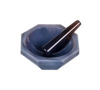 XIAOYANLIU 30mm 50mm 70mm 100mm Natural Agate Mortar and Pestle for Lab Grinding 110mm 120mm 150mm 160mm 200mm(ID 40MM)