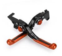 XIAOYANparts Motorcycle Foldable Clutch Brake Lever 360°Adjustable Crash-Proof CNC Aluminum Compatible with Nexus 125 E3 2007-2010(Orange)