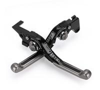 XIAOYANparts Motorcycle Foldable Clutch Brake Lever 360°Adjustable Crash-Proof CNC Aluminum Compatible with Nexus 300 E3 2008-2012(ITANIUM)