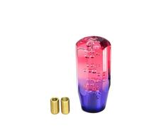 XIAOYANS Car Gear Shift Knob Car Manual Shift Knob Gear Shifter Head Stick Crystal Transparent Bubble Purple Blue Throw 10cm 15cm(10cm Pink Purple)