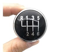 XIAOYANS Car Gear Shift Knob for VW for Golf 3 GTI R32 for Jetta MK3 MK4 for Bora for Lupo 6X1 for Polo 6N2 for Caddy Gear Shift Knob Cap(Black Silver 6 Speed)