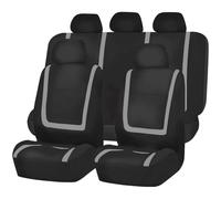 XIAOYANS Car Seat Covers Universal U-shaped Splicing For Seat Covers For Breathable Mesh Fabric Car For Most Cars SUVs Trucks Vans(Gray 5 Seat)