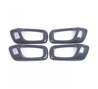 XIAOYANS Car Trim Interior for Civic for Integra Sedan 2022 2023 2024 Car Inside Inner Door Handle Bowl Cover Trim Car Interior Trim Strips(Carbon Fiber Color)