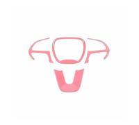 XIAOYANS Car Trim Interior For Dodge For Charger For Challenger 2015-2019 Up For Durango 2014 Up Car Steering Wheel Decoration Cover Car Interior Trim Strips(Pink)