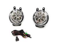 XIAOYANS For Toyota For AXIO For Corolla 2018 2019 2020 2021 Harness Wiring Cover Grille Halogen Car LED Front Bumper Fog Lights Fog Lamp Fog Light Lamp(9LED fog wire)