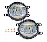 XIAOYANS For Toyota For Corolla For Camry For Prius For Tacoma For RAV4 For Avalon 12V 2in1 Car LED Fog Light DRL Daytime Running Lamp Fog Light Lamp
