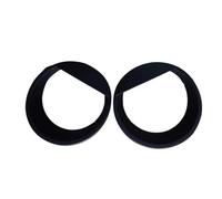 XIAOYANS Headlamp Assembly For Jeep For Wrangler For Rubicon For Sahara JK 07-17 2pcs Angry Eyes Black Bezels Front Light Headlight Trim Cover ABS