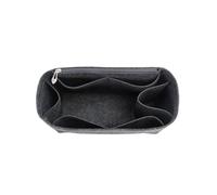 XIAOYIBAIHUOUK Bag Organizer Liner Storage Bag for LV Keepall Handbags (Blcak Gray B, For Keepall 25)