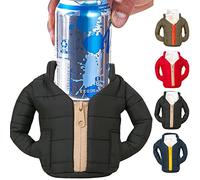 XIAOYIYI Cold Beer Coats, Drink Can Jacket, Beer Vests, Super Soft Can Sleeves for Hot or Ice Cold Drink, Collapsible Insulated Soda Bottle Holder, for 12oz or 16oz Cans or Bottles