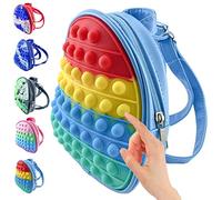 XIAOYIYI Pop It Backpack School, Pop it Sensory Toy Bag, Fashion Stress-Relief Anti-Anxiety Toy Handbag Fidget Toy for Kids Adults, School Supplies for Kids to Anxiety Stress Relief, Anti-Stress Toy