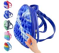 XIAOYIYI Pop It Backpack School, Pop it Sensory Toy Bag, Fashion Stress-Relief Anti-Anxiety Toy Handbag Fidget Toy for Kids Adults, School Supplies for Kids to Anxiety Stress Relief, Anti-Stress Toy