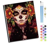 XIAOYOUQIAN Ghost Girl,Paint by Numbers Kits for Adults,with Acrylic Paint Brushes,DIY Craft Oil Painting Art Kits for Home Wall Decor,40X50Cm，-Frameless